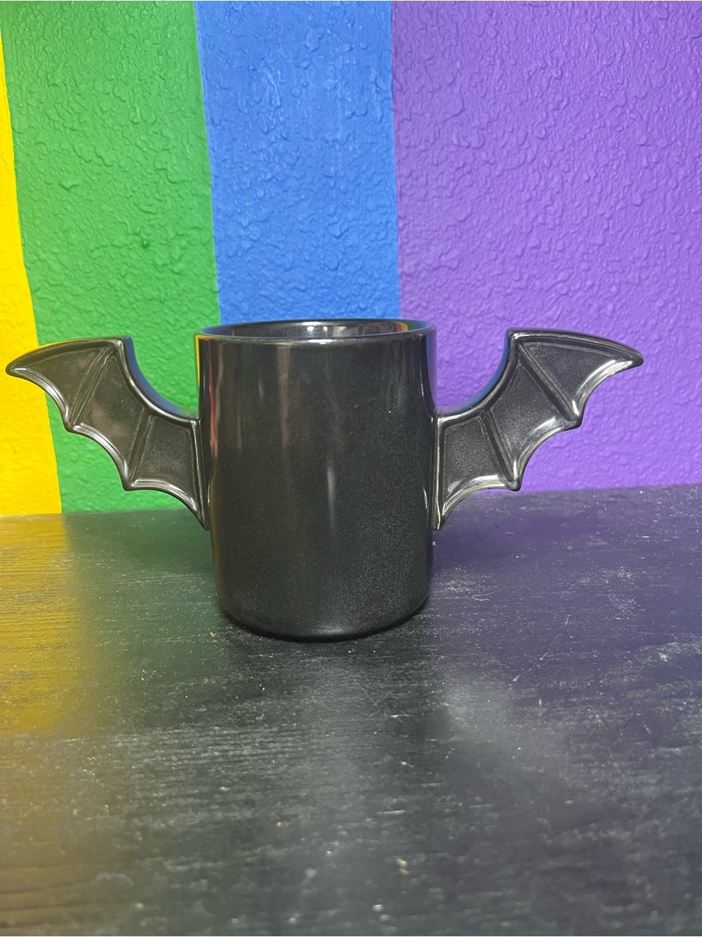 Black Bat-Wing coffee/tea mug